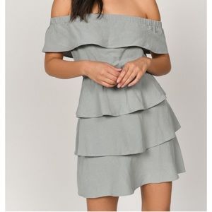 off the shoulder dress